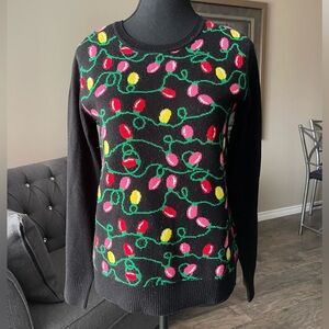 Christmas Lights Crewneck Sweater